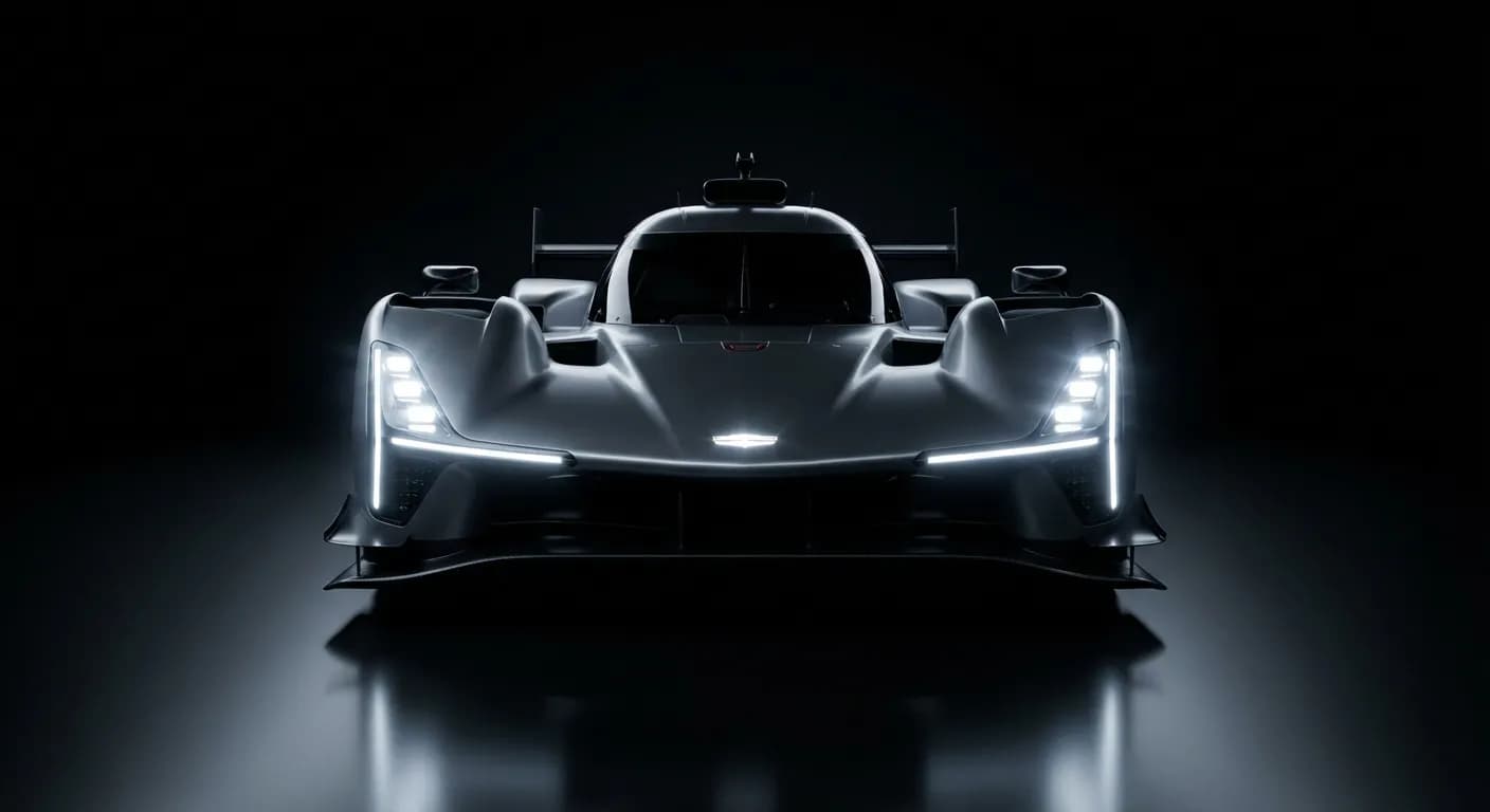 Résultat Le Mans 2025 : Classement final et vainqueurs Détail des phares LED d'un prototype de course du Mans 2025